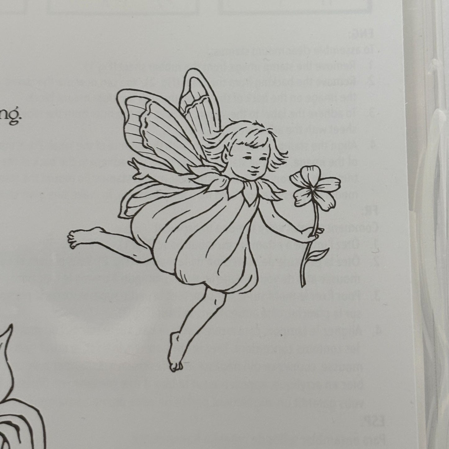 Stampin Up Rubber Stamps A Little Bit Of Magic Fairy Woodland Clear Mount Set 4