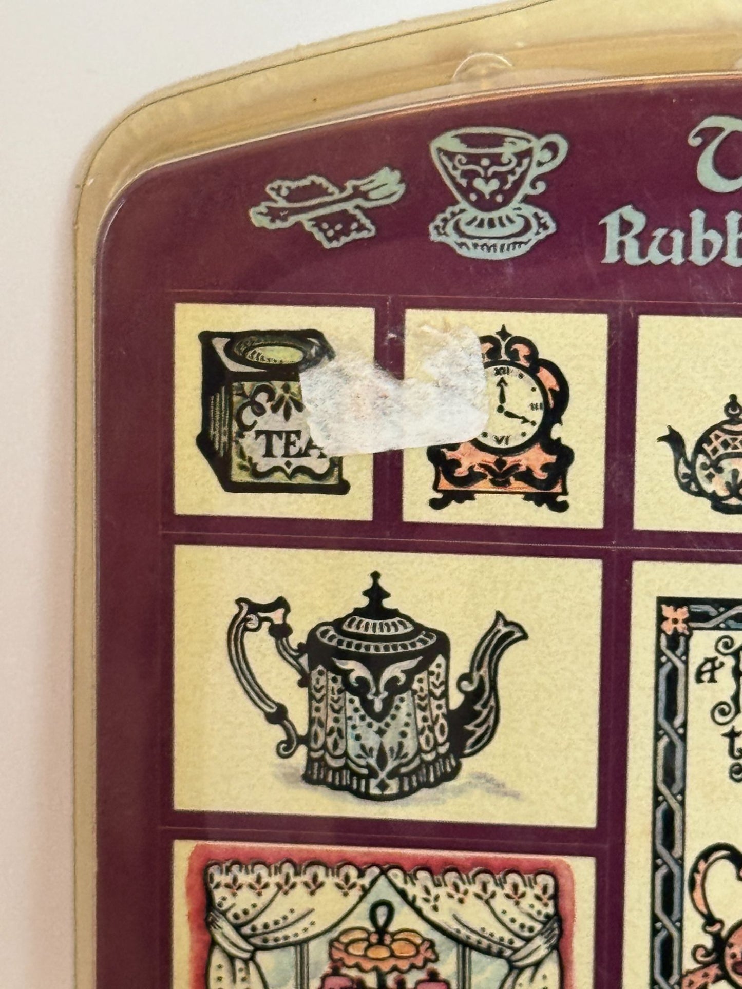 PSX Foam Rubber Stamp Set Tea Time Bridal Shower Party Invitation Card Making