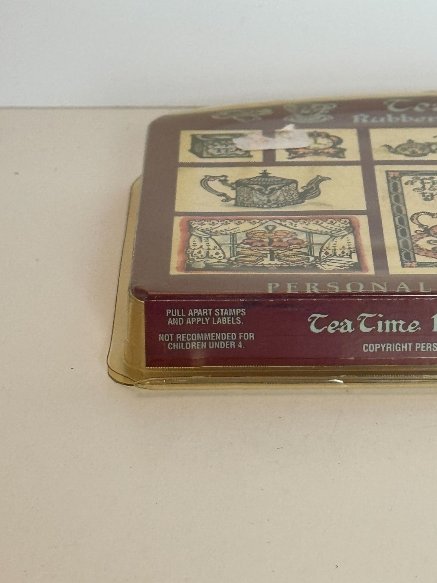 PSX Foam Rubber Stamp Set Tea Time Bridal Shower Party Invitation Card Making