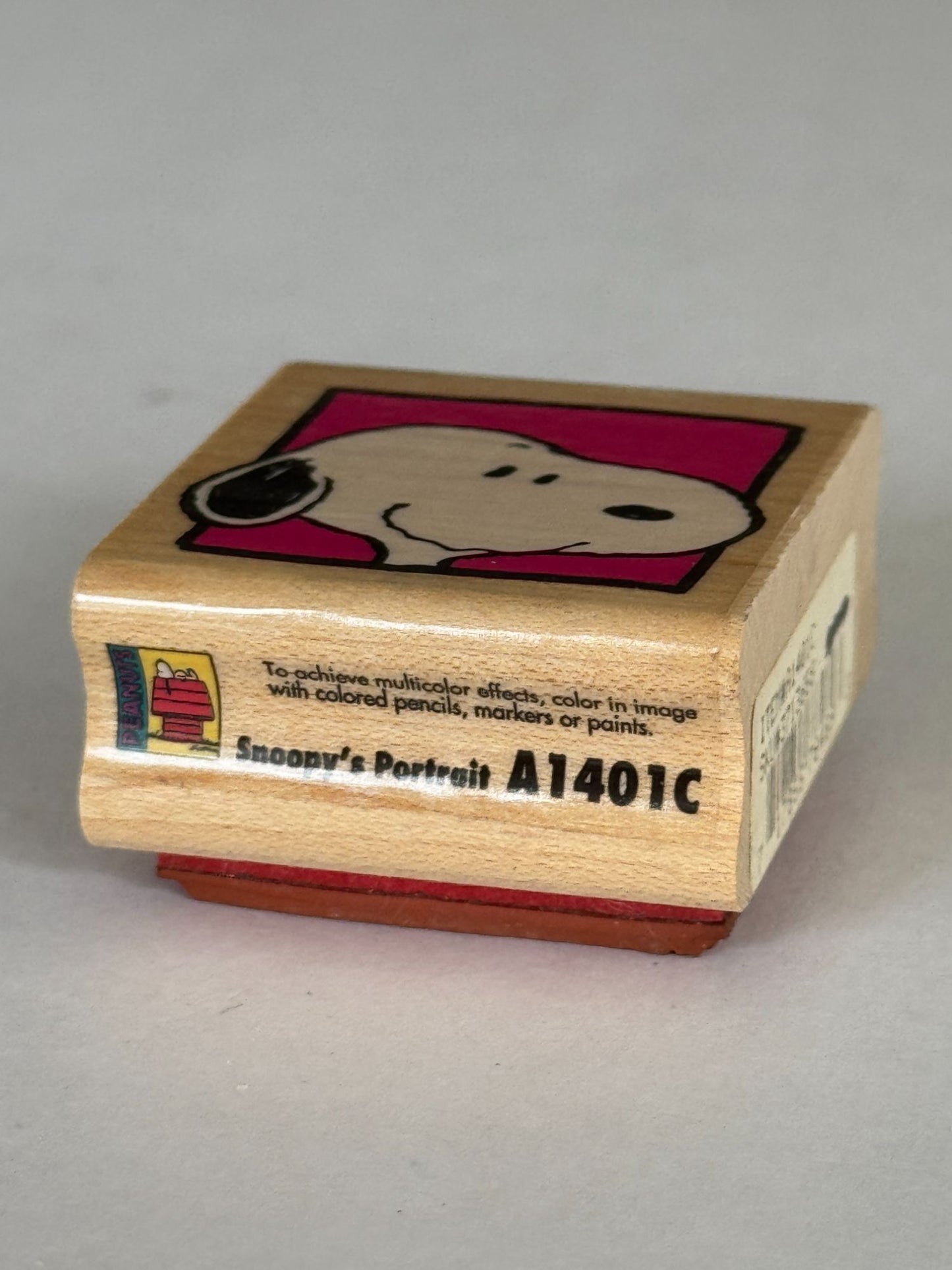 Rubber Stampede Rubber Stamp Snoopy Charlie Brown Portraits Cartoon Faces Friend