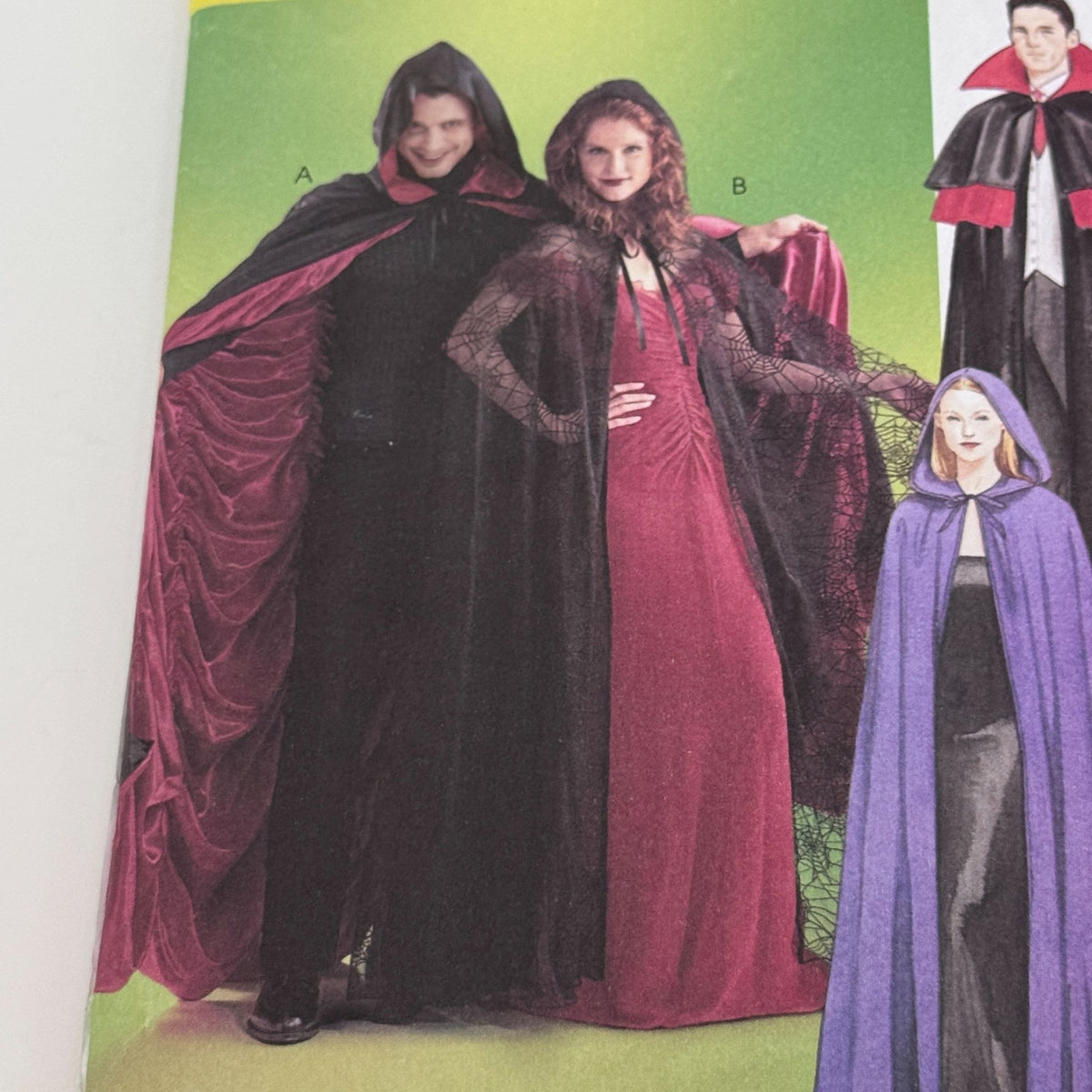 McCalls Sewing Pattern 4139 Hooded Cape Cloak Vampire Gothic Halloween Costume UC Easy S-XL
