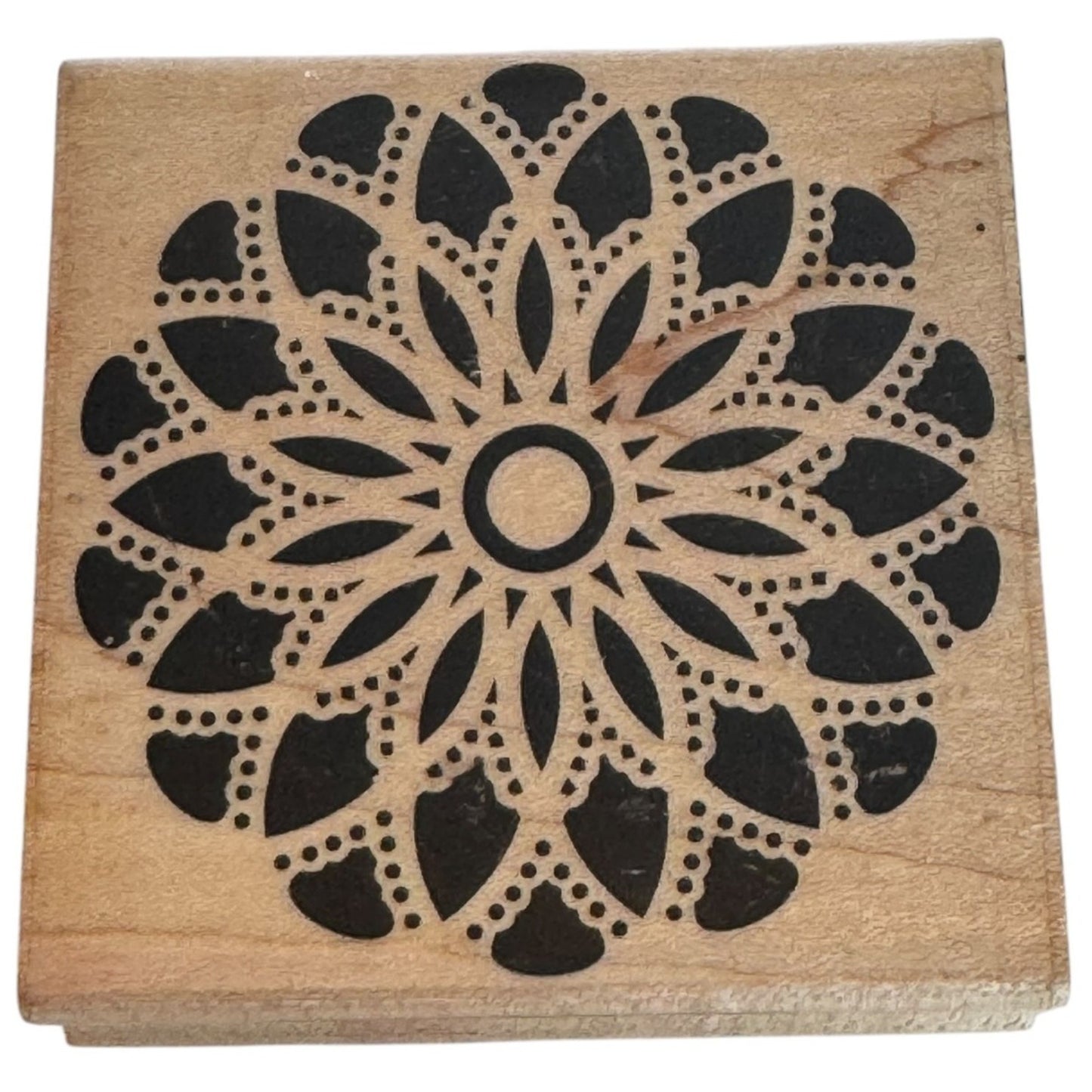 Hero Arts Rubber Stamp Starburst Mandala Design Round Background Card Making Art