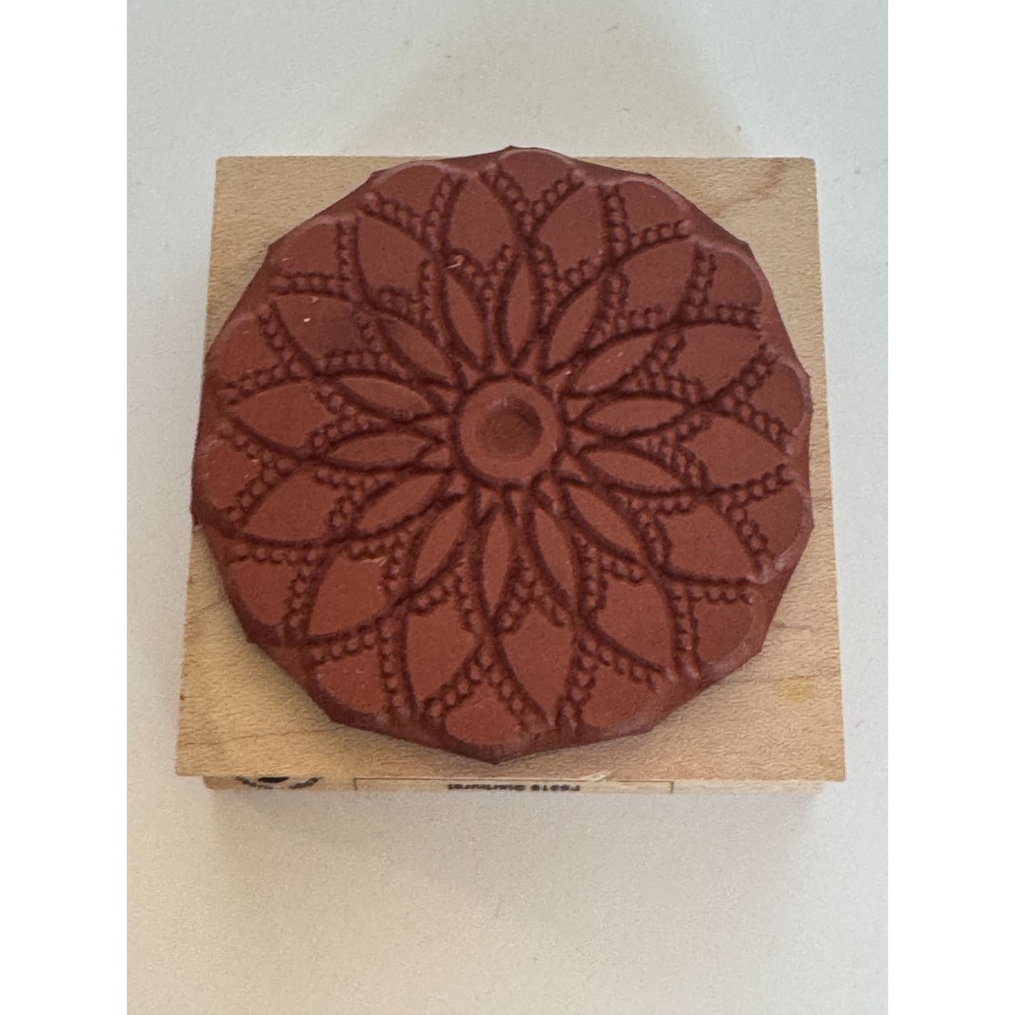 Hero Arts Rubber Stamp Starburst Mandala Design Round Background Card Making Art