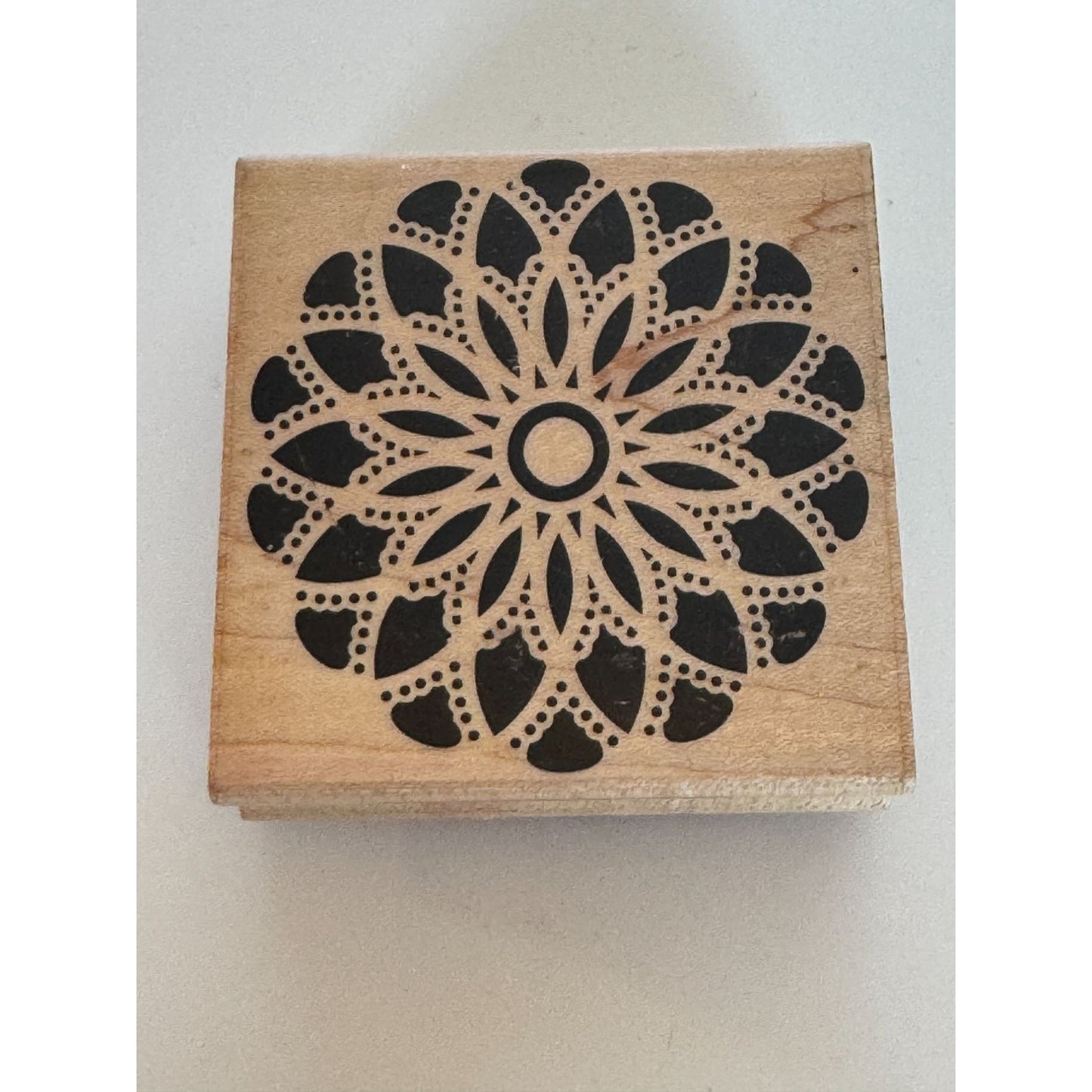 Hero Arts Rubber Stamp Starburst Mandala Design Round Background Card Making Art