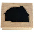 Whispers Rubber Stamp Torn Paper Design Abstract Shape Background Cardmaking Craft