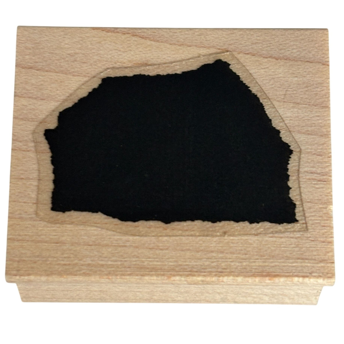 Whispers Rubber Stamp Torn Paper Design Abstract Shape Background Cardmaking Craft
