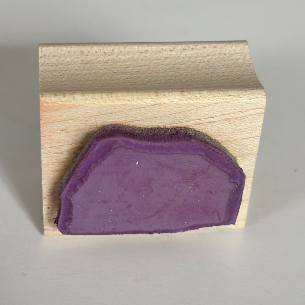 Whispers Rubber Stamp Torn Paper Design Abstract Shape Background Cardmaking Craft