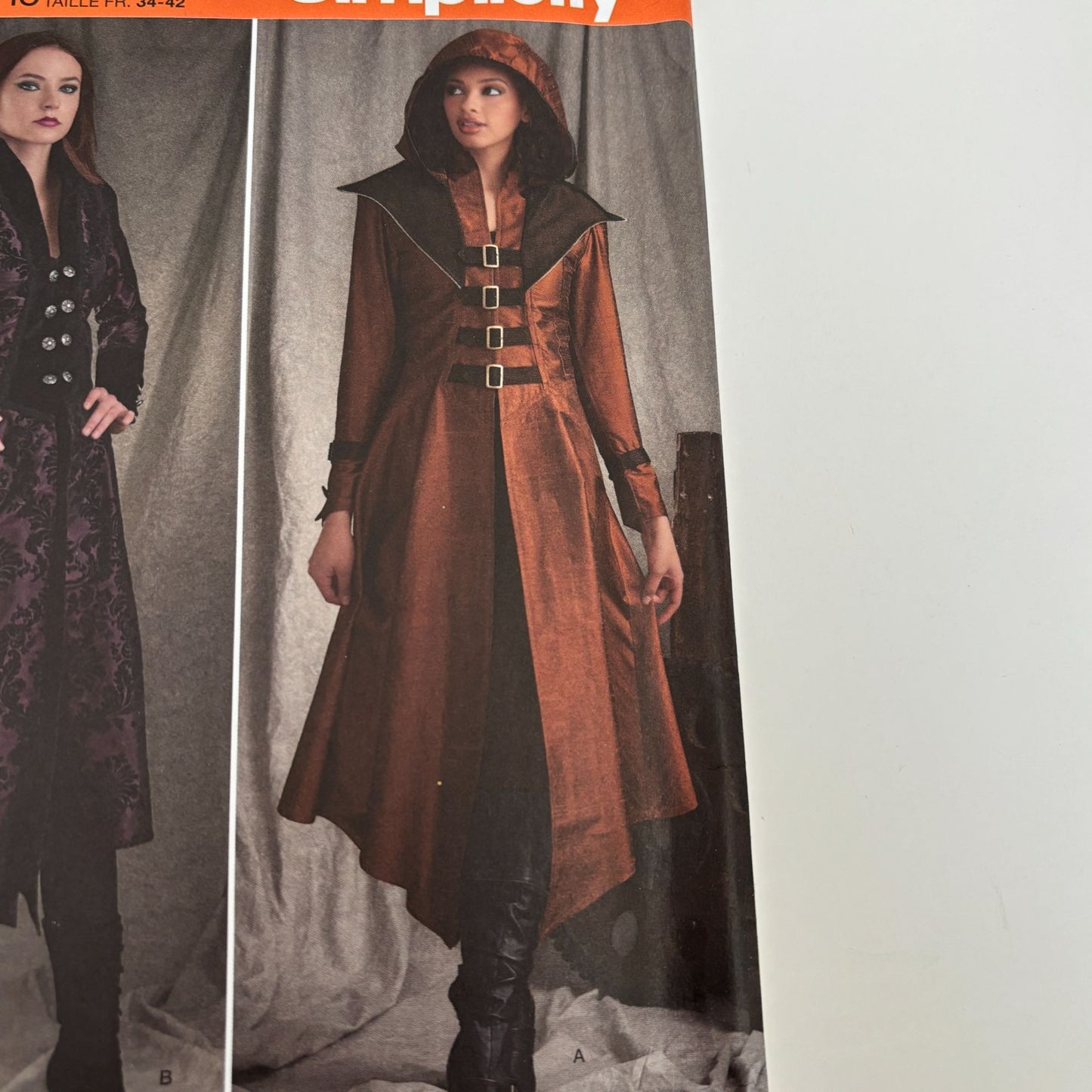 Simplicity Sewing Pattern 8769 Steampunk Costume Coat Arkivestry Gothic 6-14 Uncut Halloween