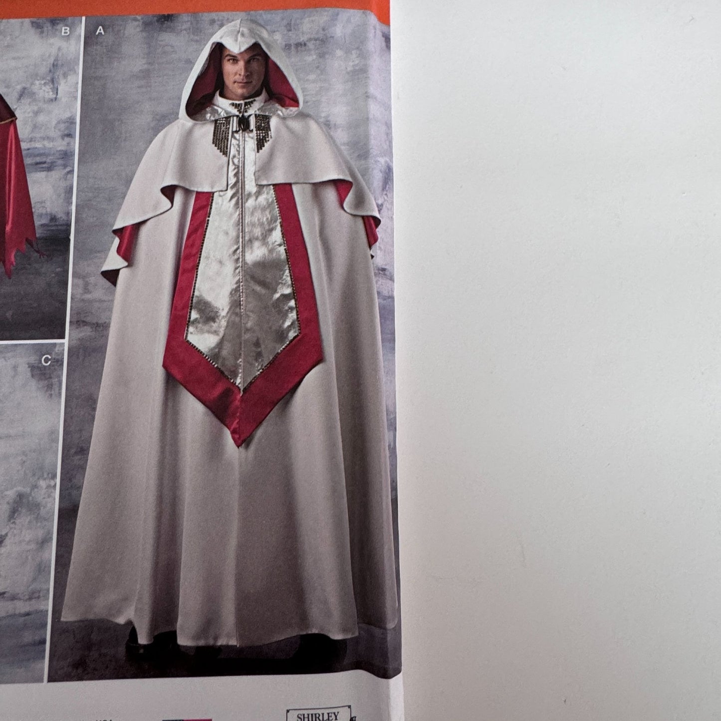Simplicity Sewing Pattern 1040A Costume Cape Medieval Cosplay LARP Steampunk Uncut XS-XL