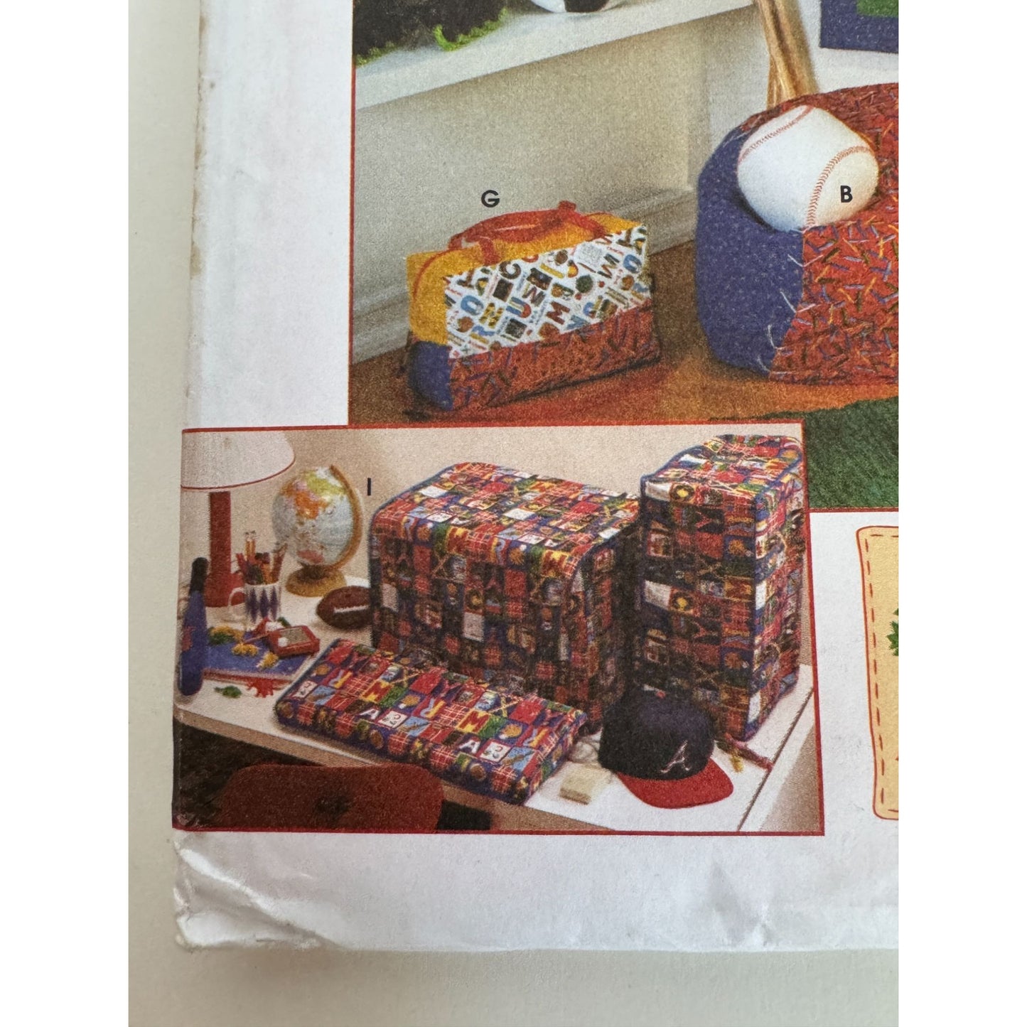 Simplicity Sewing Pattern 7771 Home Decorating Bean Bag Chair Cover Soccer Uncut