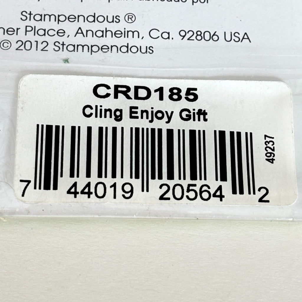 Stampendous Repositionable Cling Rubber Stamp Each Day Is a Special Gift Quote Sentiment Cardmaking