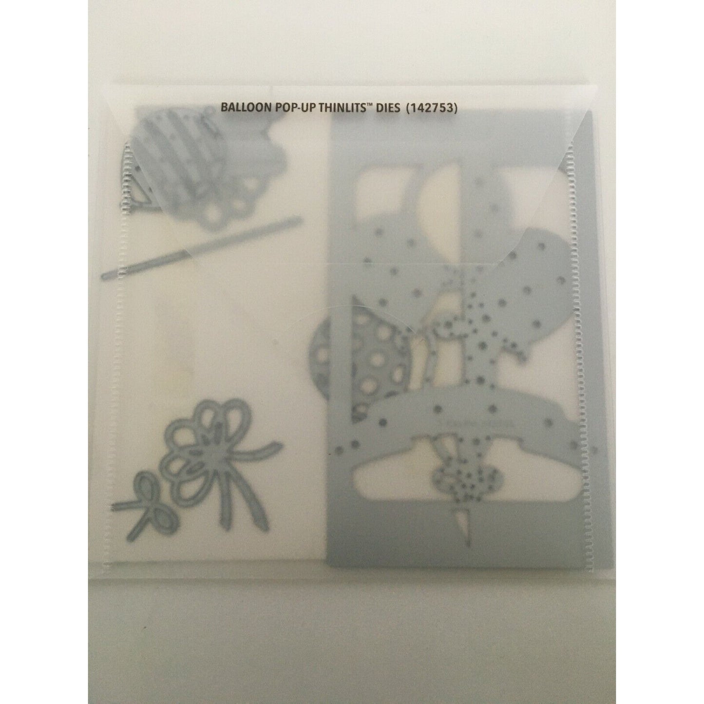 Stampin Up Balloon Pop Up Thinlits Framelits Dies Bow Birthday Card Making Tag