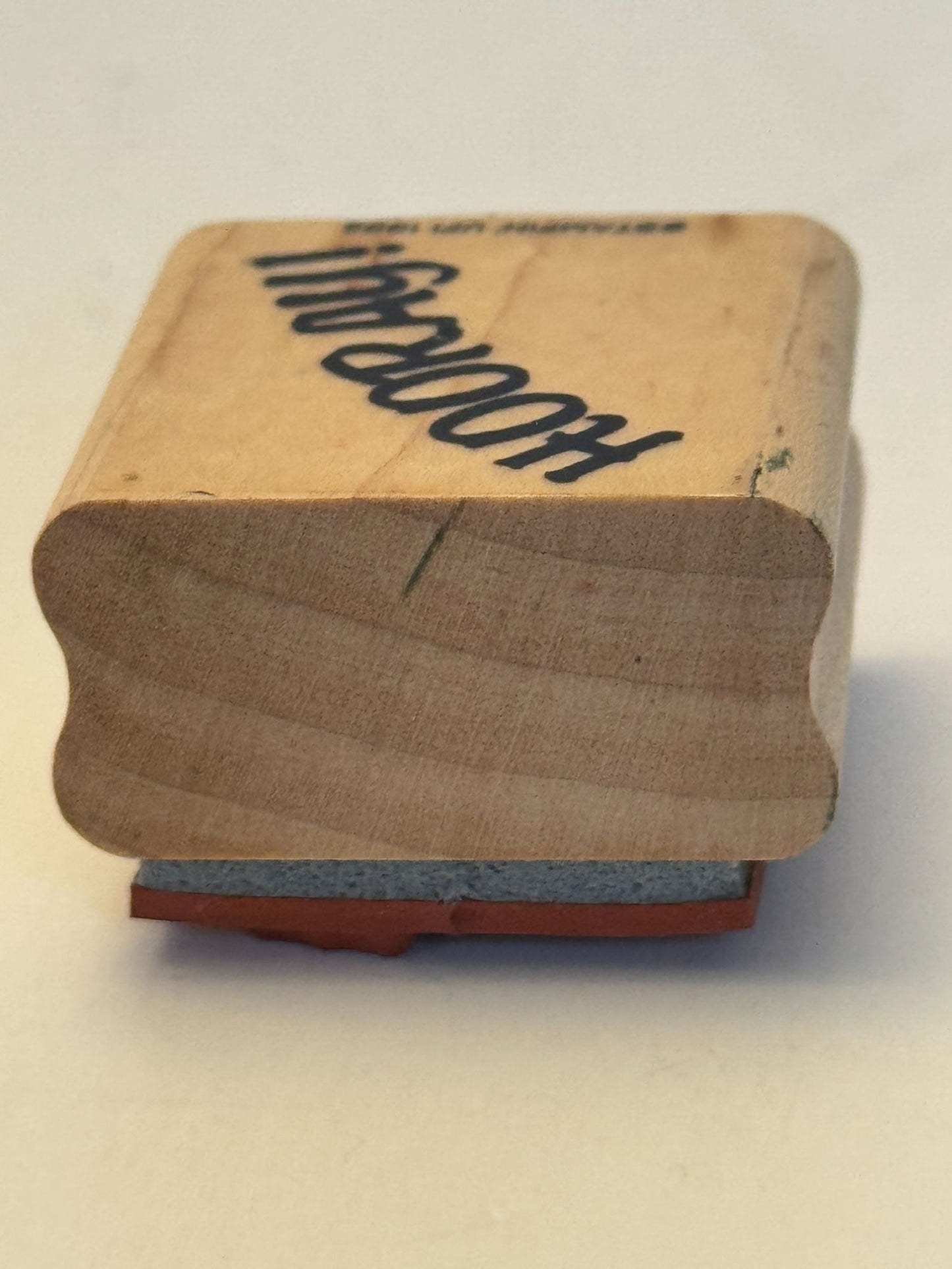 Stampin Up Rubber Stamp Hooray Crafting Scrapbooking Congrats Sentiment Words