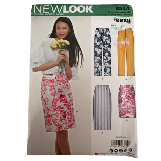 Simplicity Sewing Pattern 6544 Summer Skirts Pants Cottagecore Easy 10-22 Uncut