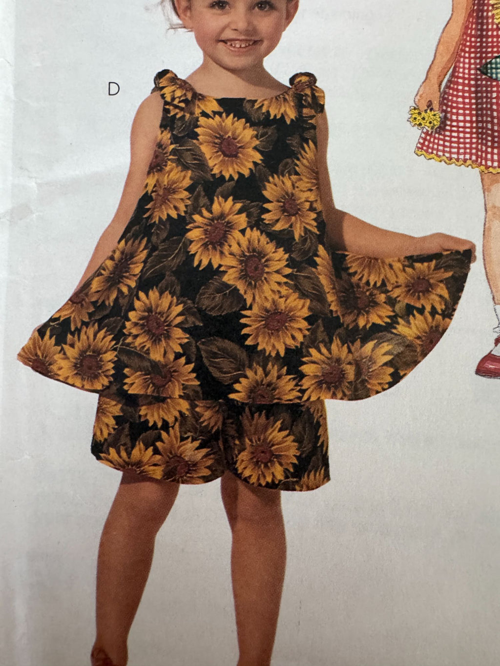 McCalls Sewing Pattern 7146 Girls Dress Tops Pants Shorts Sizes 4 5 6 Easy Uncut