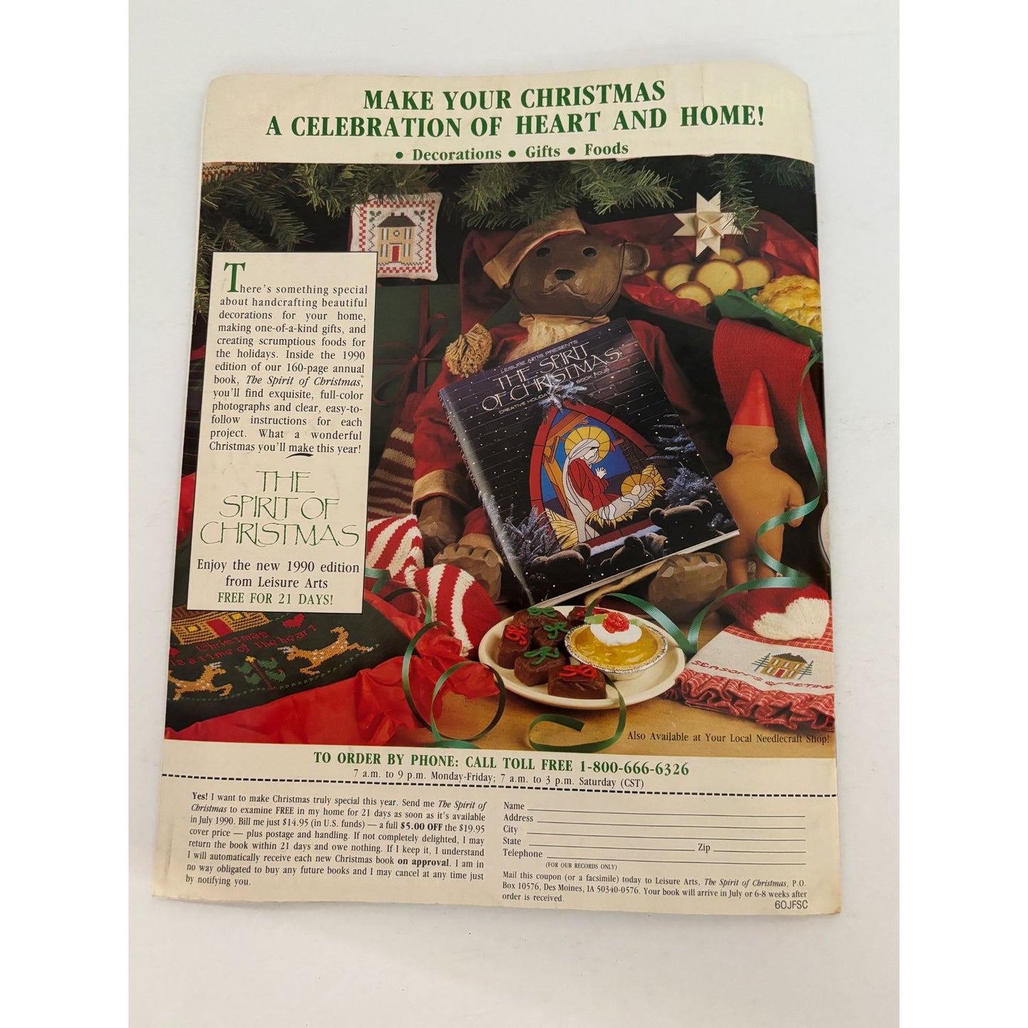 For The Love Of Cross Stitch Magazine September 1990 American Flag Patriotic Art