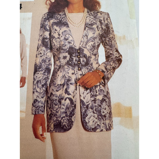Butterick See and Sew Sewing Pattern 4324 Suit Jacket Dress Blazer 18 20 22 UC