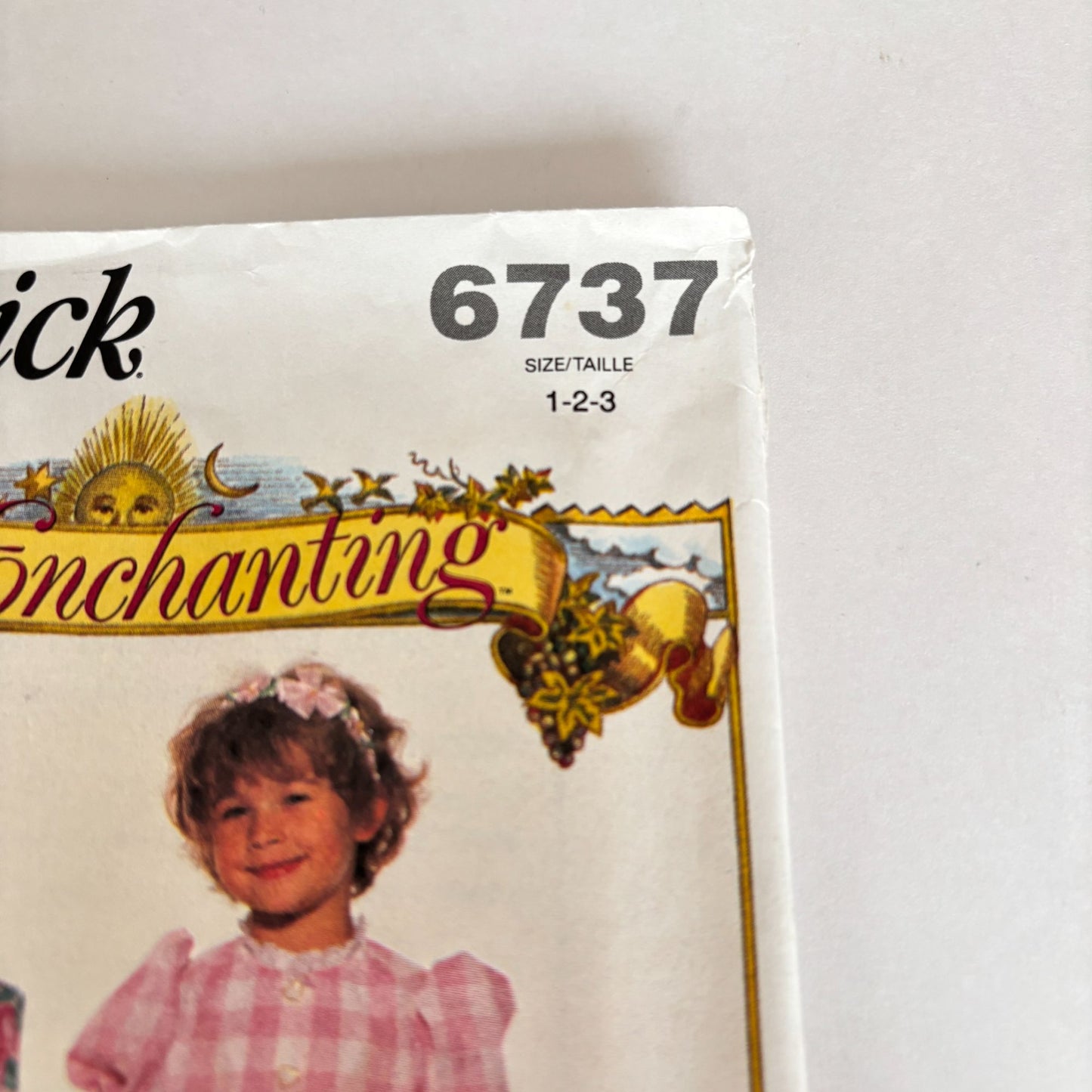 Butterick Sewing Pattern 6737 Dress Jumpsuit Toddler Girls 12M 2T 3T Easter Uncut