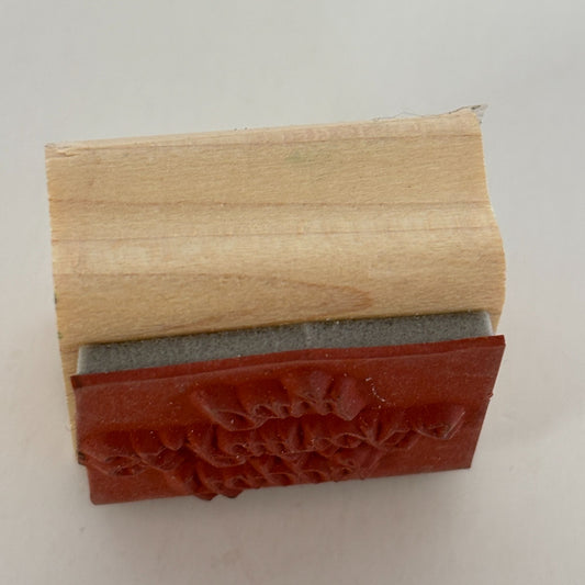 Stampin Up Rubber Stamp Happy St Patricks Day Card Making Words Sentiment Wood