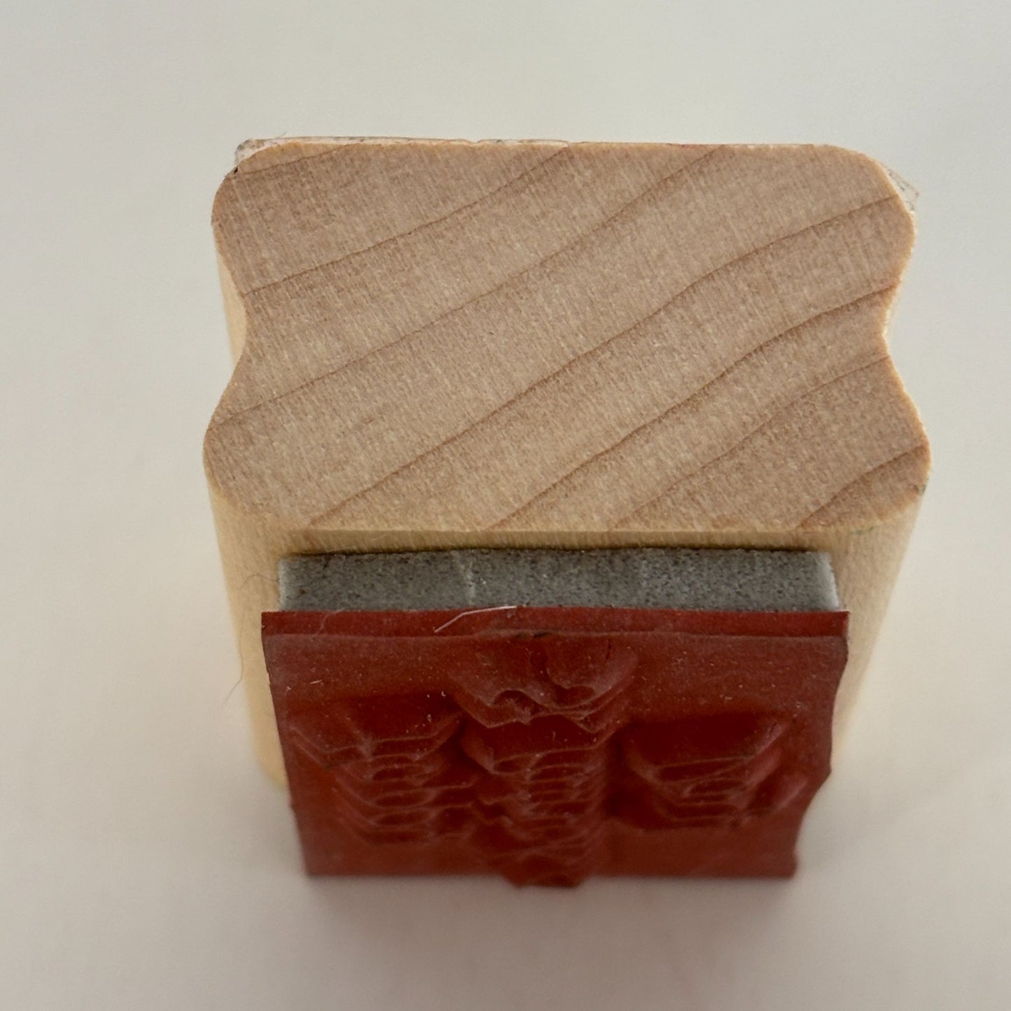 Stampin Up Rubber Stamp Happy St Patricks Day Card Making Words Sentiment Wood