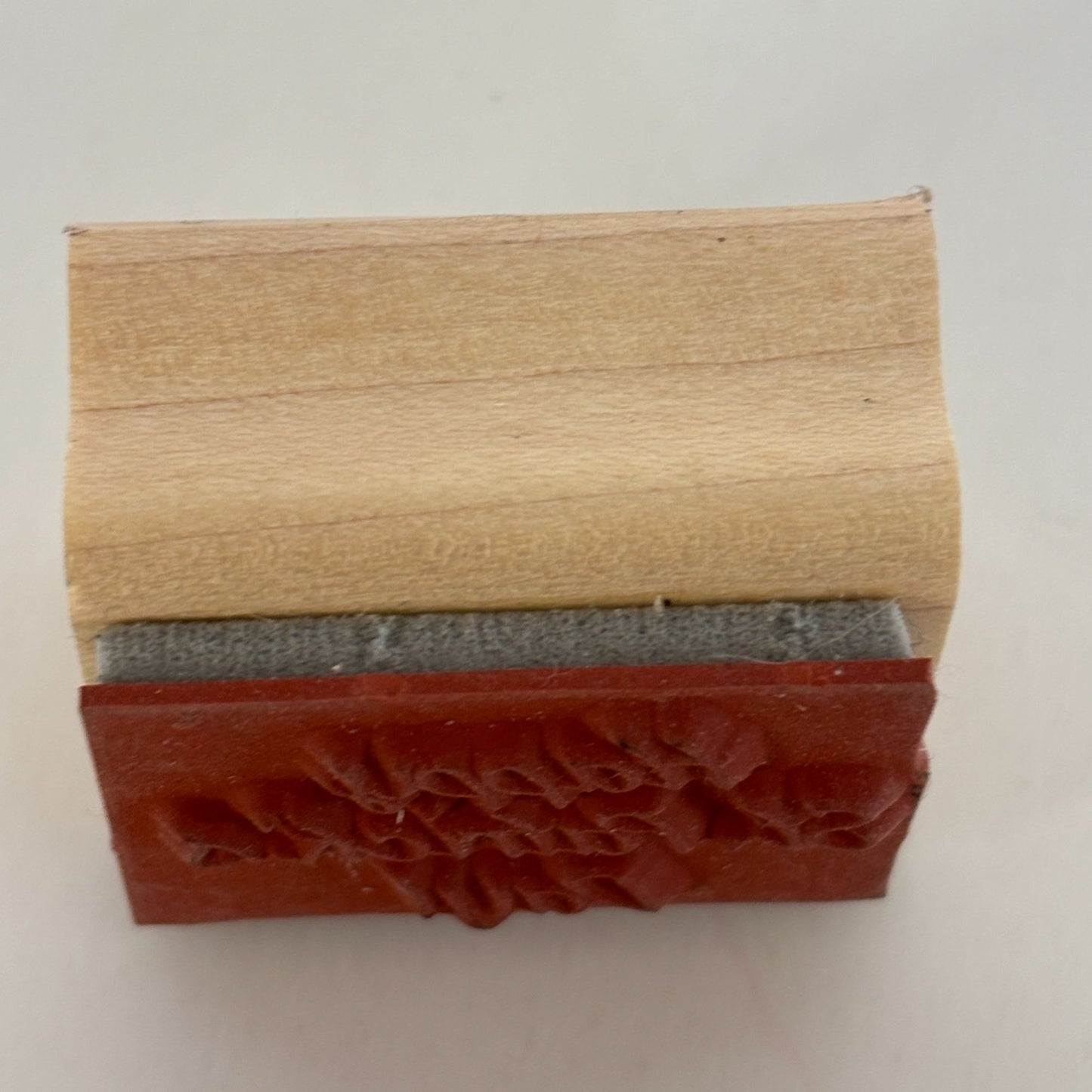 Stampin Up Rubber Stamp Happy St Patricks Day Card Making Words Sentiment Wood