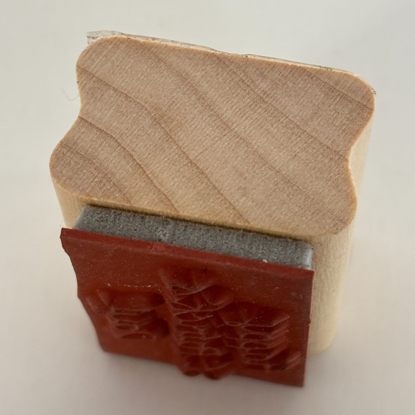 Stampin Up Rubber Stamp Happy St Patricks Day Card Making Words Sentiment Wood