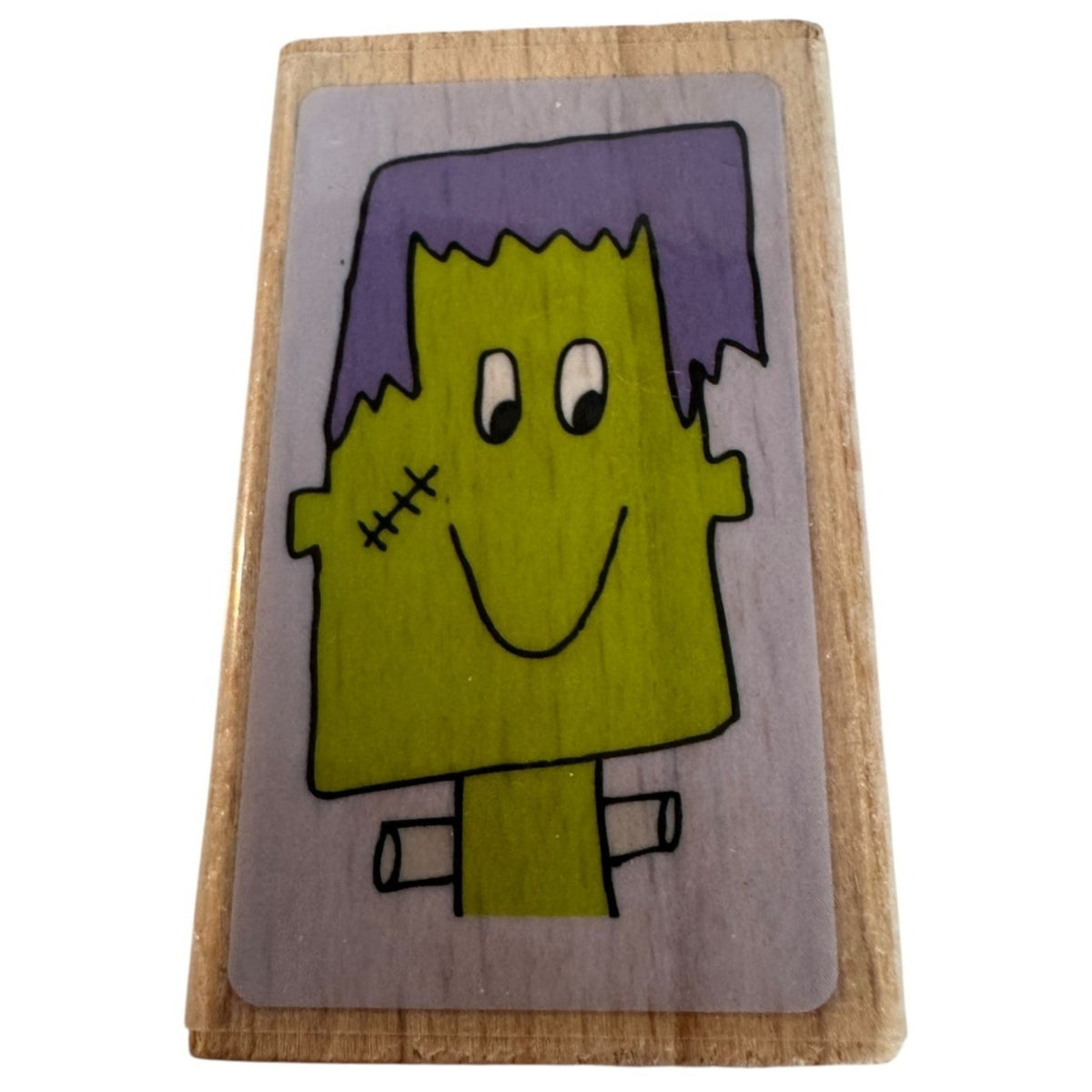 Studio G Rubber Stamp Halloween Frankenstein Scar Face Monster Card Making