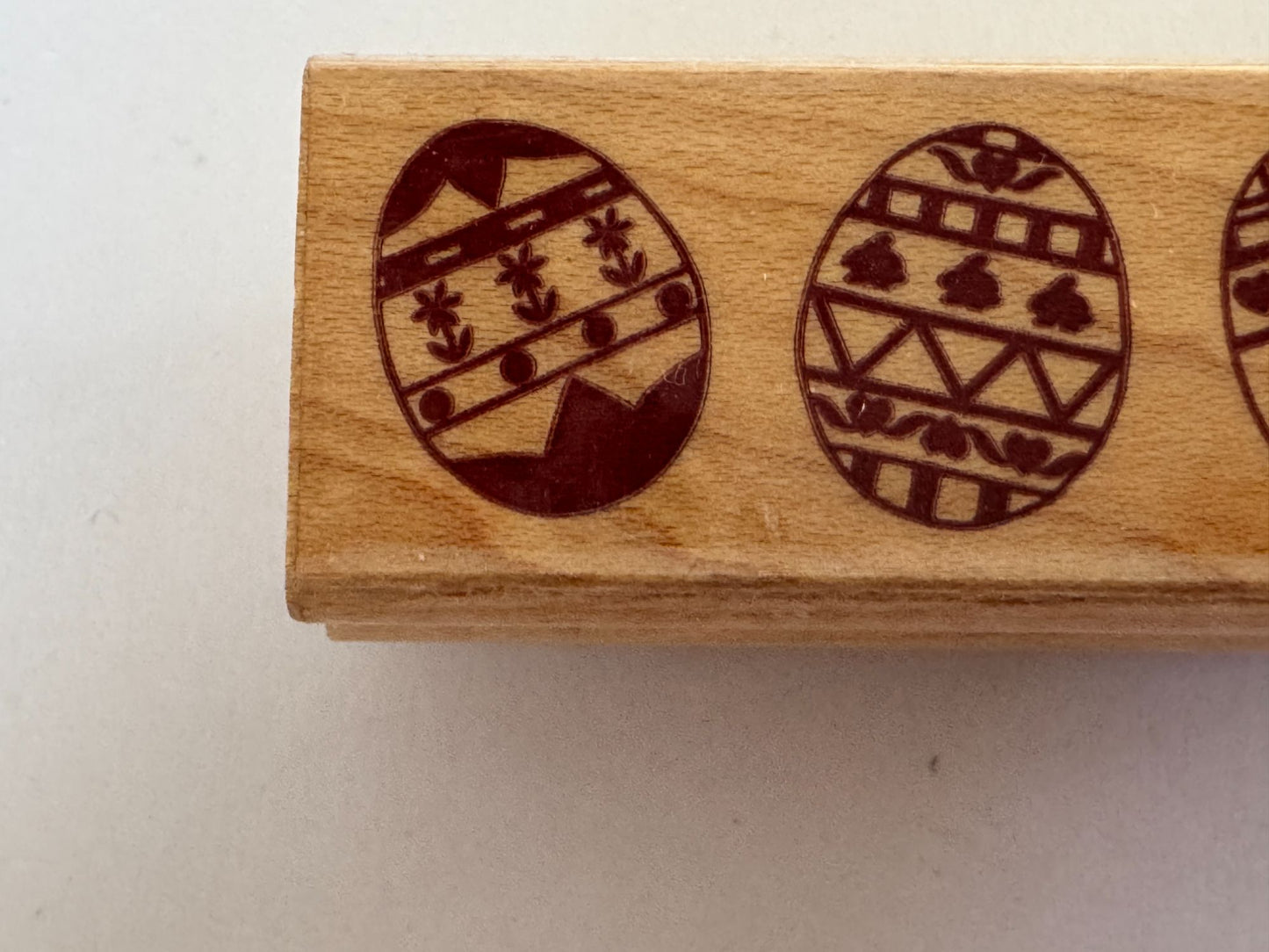Sonlight Impressions Rubber Stamp Easter Eggs Egg Border Spring Card Making