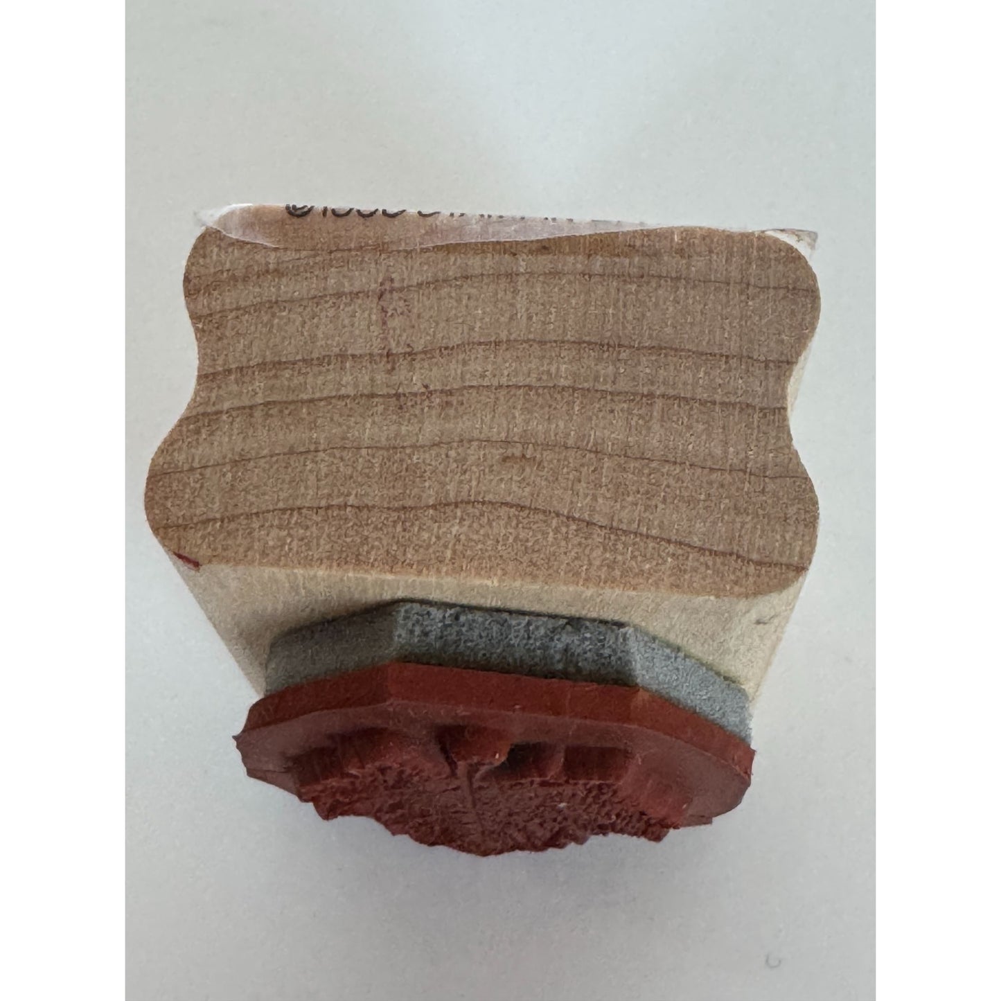 Stampin Up Rubber Stamp Leaf Design  Nature Outdoors Fall Season Wood Mounted