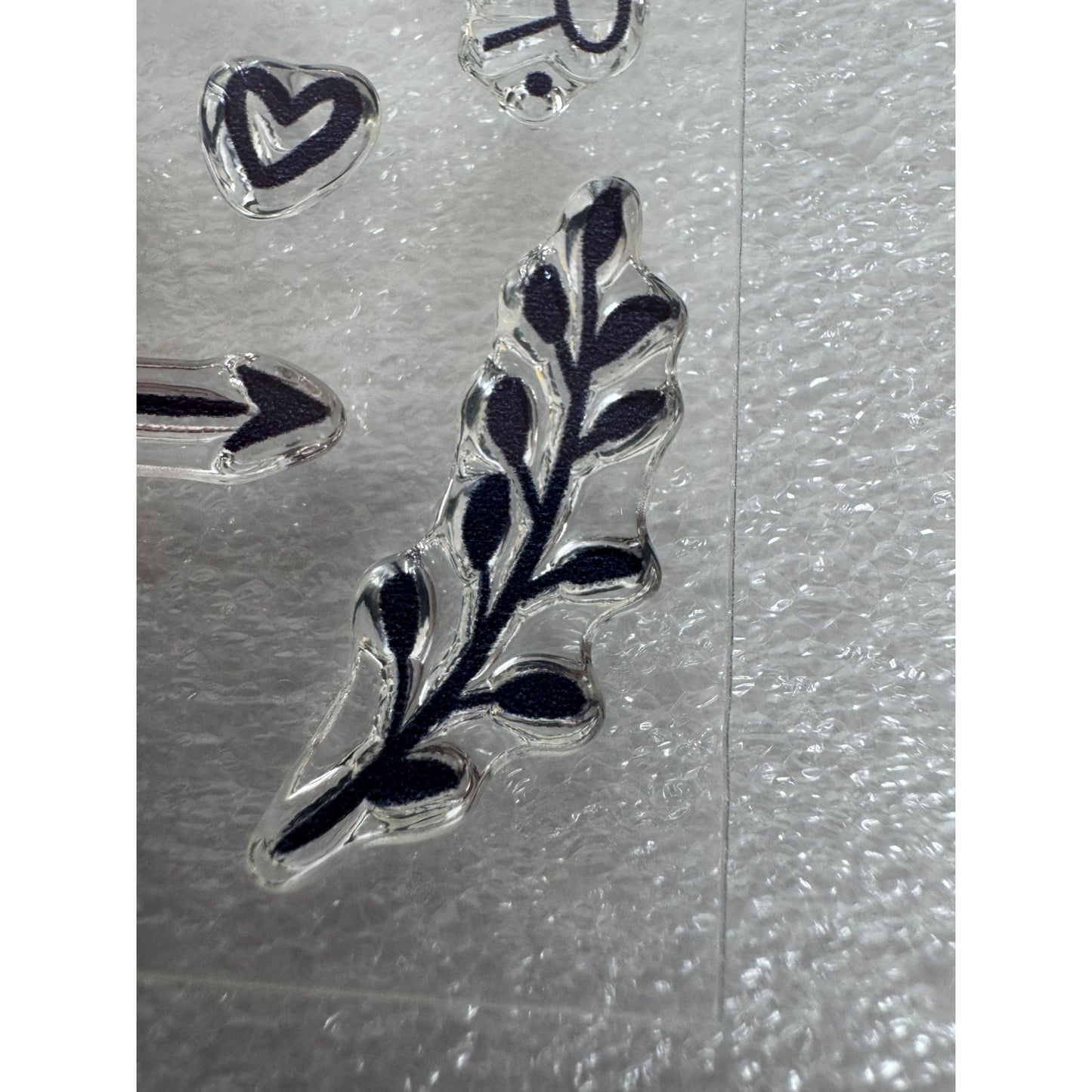 CTMH My Acrylix Acrylic Stamp Set Love You Most Family is Forever Chaos B1777