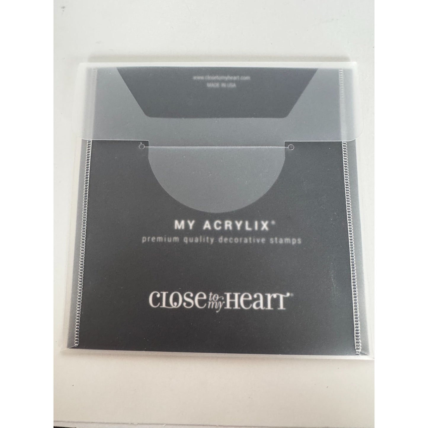 CTMH My Acrylix Acrylic Stamp Set Love You Most Family is Forever Chaos B1777