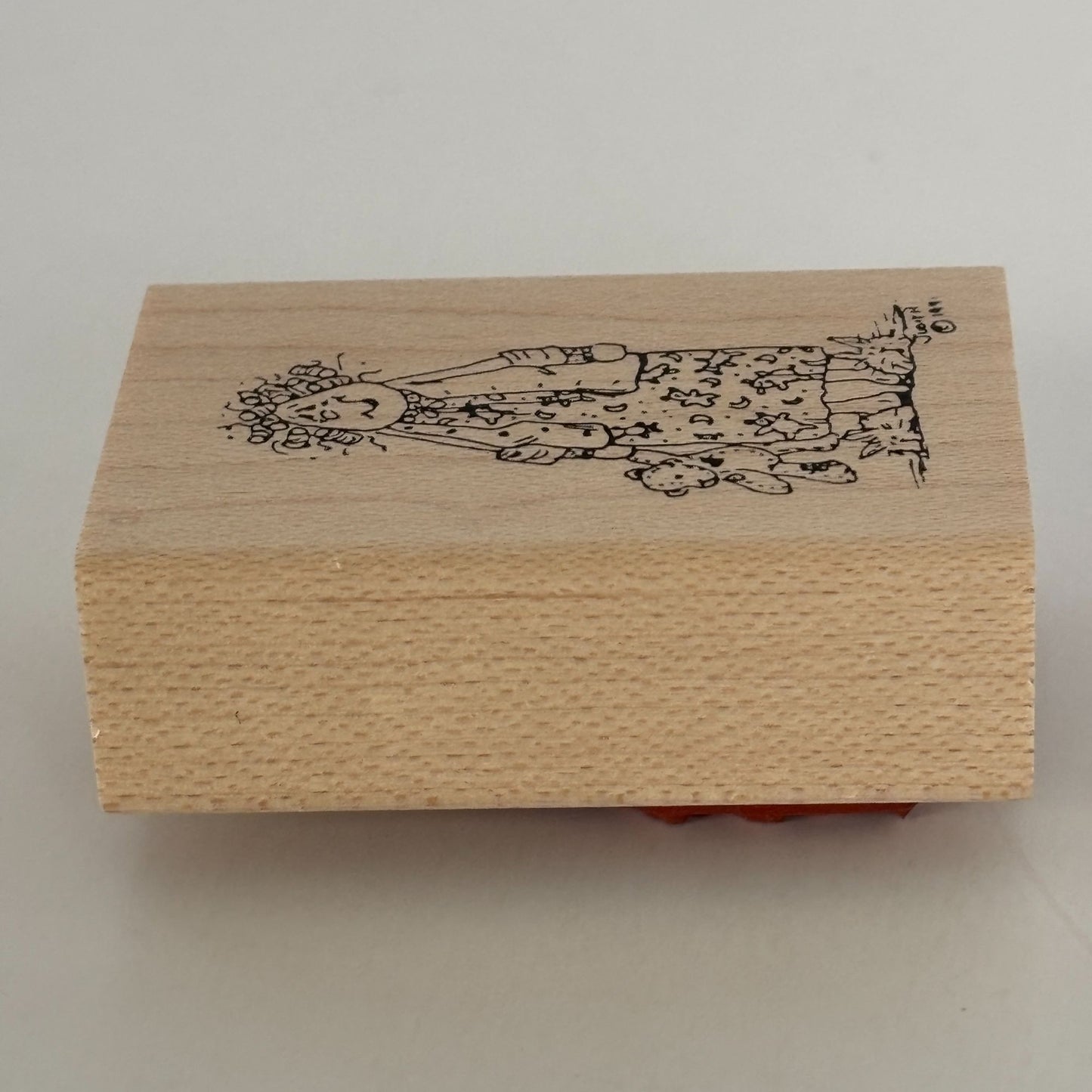 Judith Rubber Stamp Tired Mom My Ladies Frazzled Mother Teddy Bear Bedtime Funny