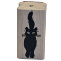 Picture Show Rubber Stamp Black Cat Silhouette Halloween Spooky Card Making Wood Mounted