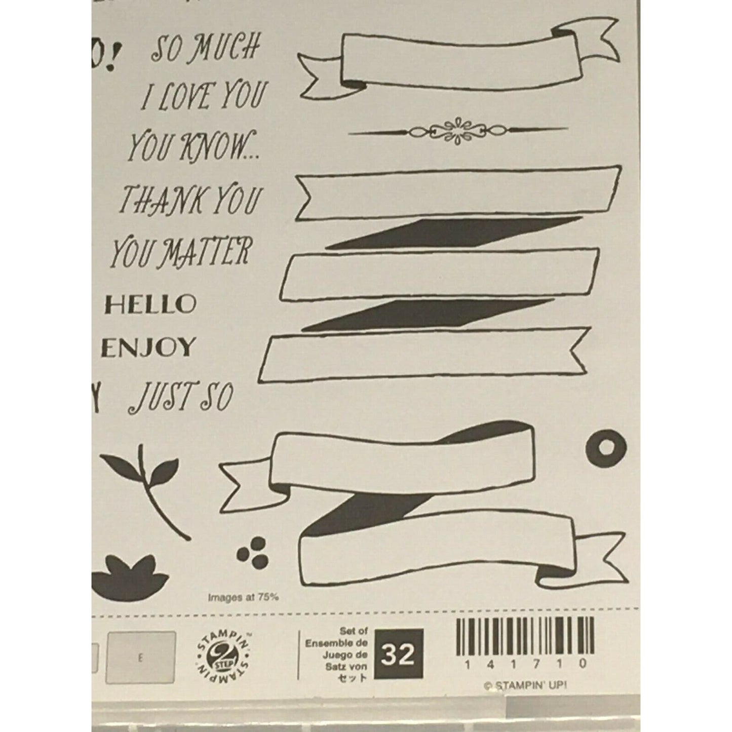 Stampin Up Banners for You Stamp Bunches of Banners Framelits Dies Congrats TY
