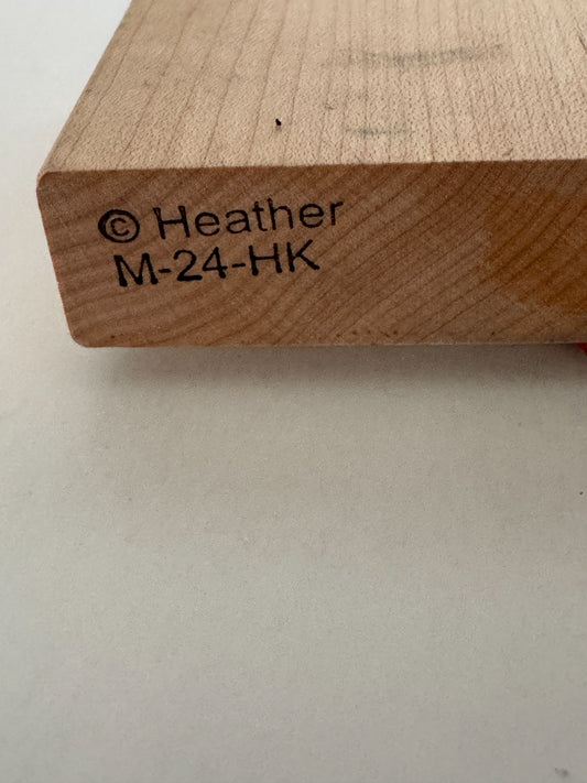 Heather Rubber Stamp Baby Design Corner Teddy Bear Bottle Diaper Pin Card Making