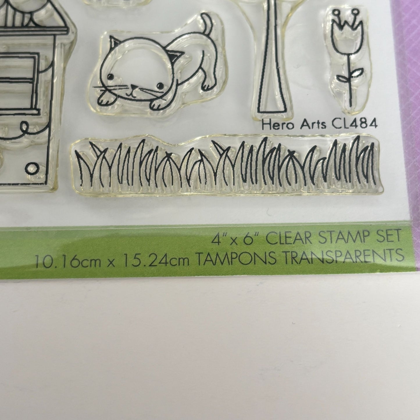 Hero Arts Poly Clear Stamp Set Whimsical House Real Estate Realtor Cardmaking 4x6 Photopolymer