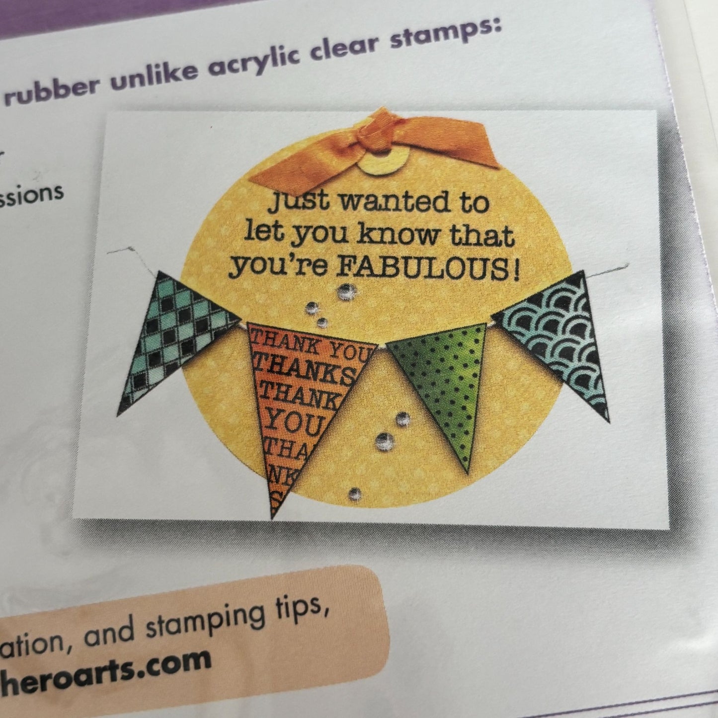Hero Arts Poly Clear Stamp Set Whimsical House Real Estate Realtor Cardmaking 4x6 Photopolymer