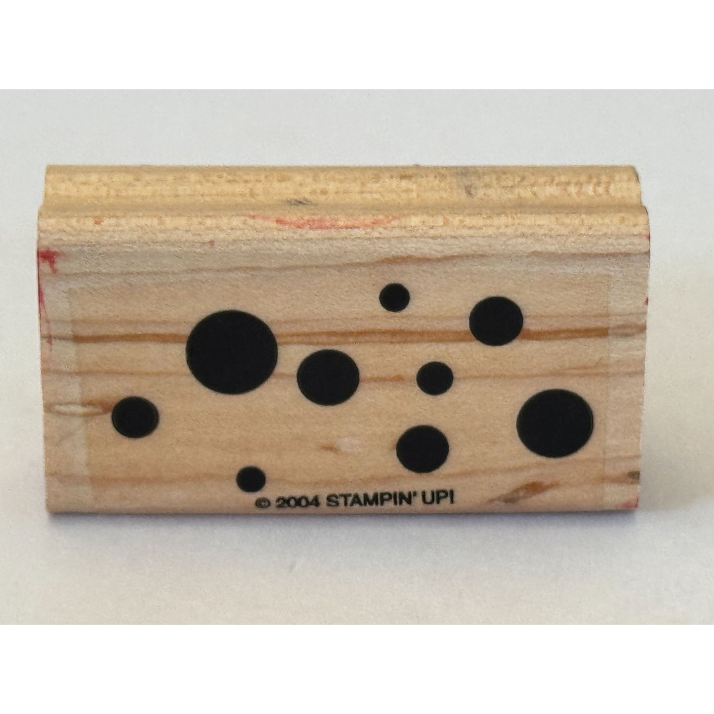 Stampin Up Rubber Stamp Bubbles Dots Circles Background Maker Card Making Craft