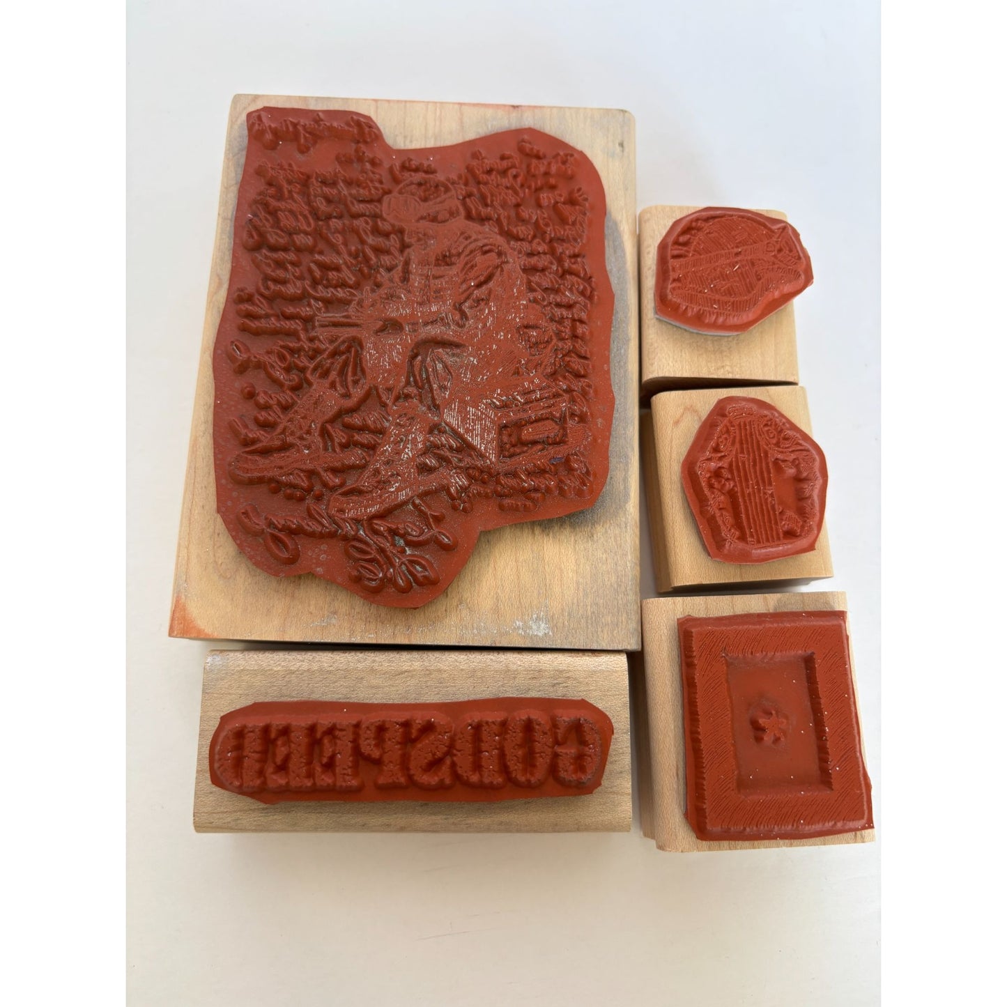 Stampin Up Rubber Stamp Set Godspeed Military Soldier Veterans Day Incomplete