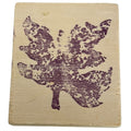 Rubber Stamp Large Maple Leaf Autumn Card Making Fall Crafts Textured Foliage Nature Cardmaking