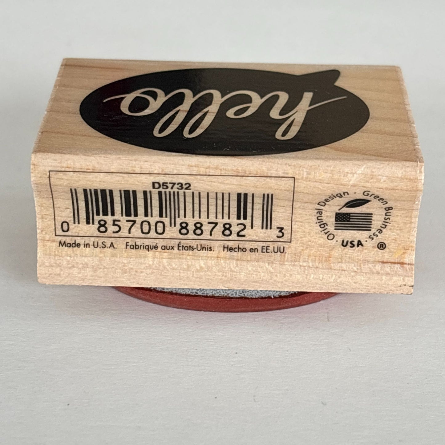 Hero Arts Rubber Stamp Hello Speech Bubble Modern Minimal Friendship Card Making Words Sentiment