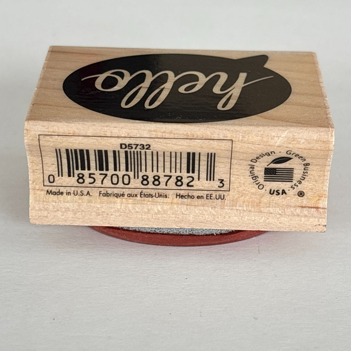 Hero Arts Rubber Stamp Hello Speech Bubble Modern Minimal Friendship Card Making Words Sentiment