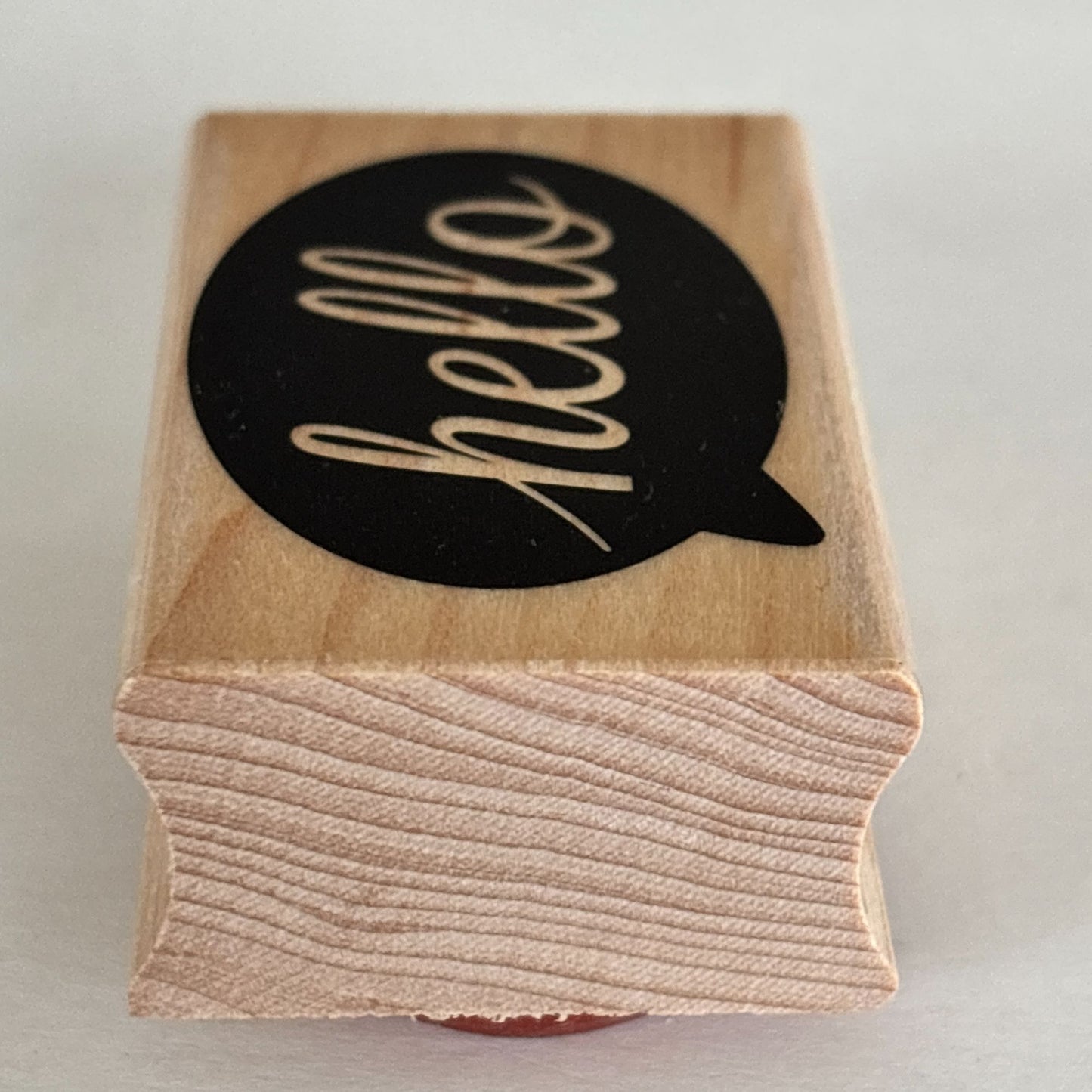 Hero Arts Rubber Stamp Hello Speech Bubble Modern Minimal Friendship Card Making Words Sentiment