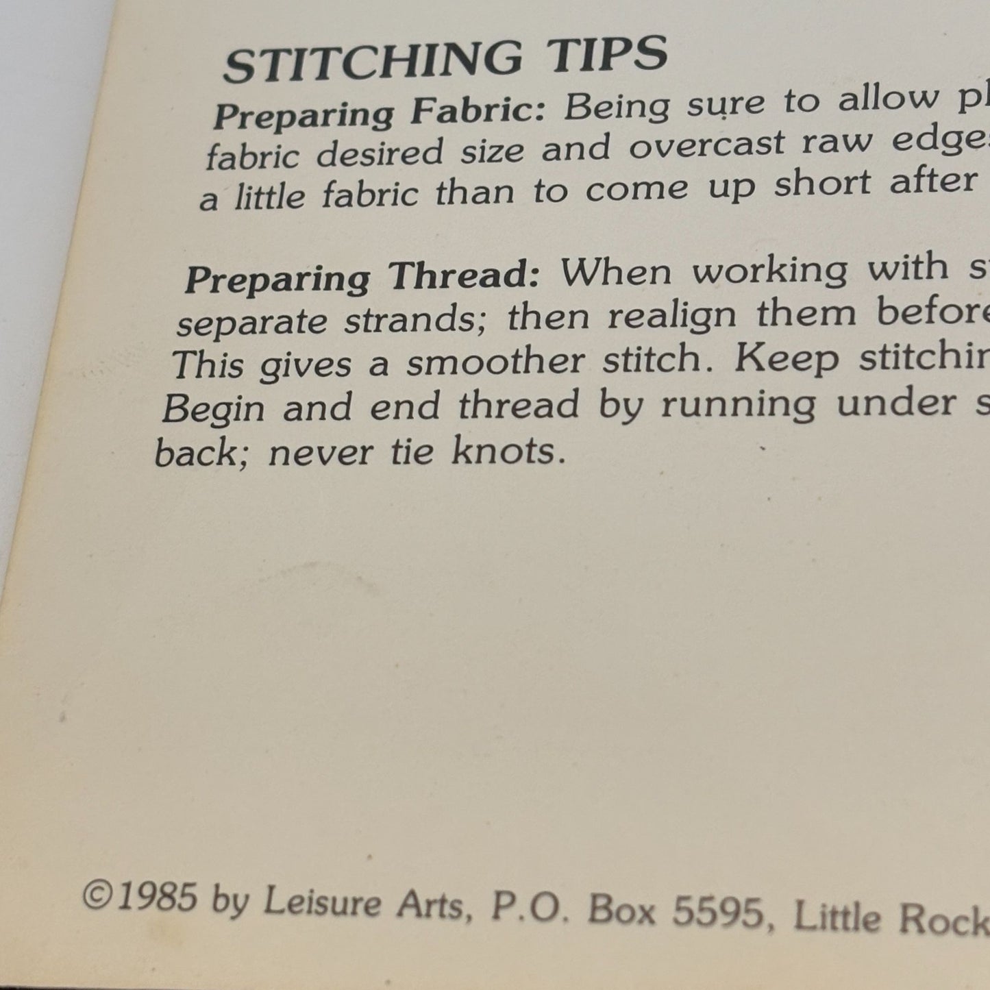 Leisure Arts Cross Stitch Patterns Leaflet 352 Short and Sweet Miniature Sayings