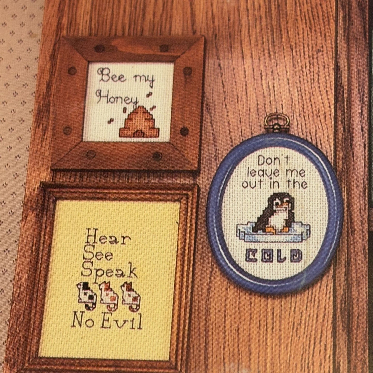 Leisure Arts Cross Stitch Patterns Leaflet 352 Short and Sweet Miniature Sayings