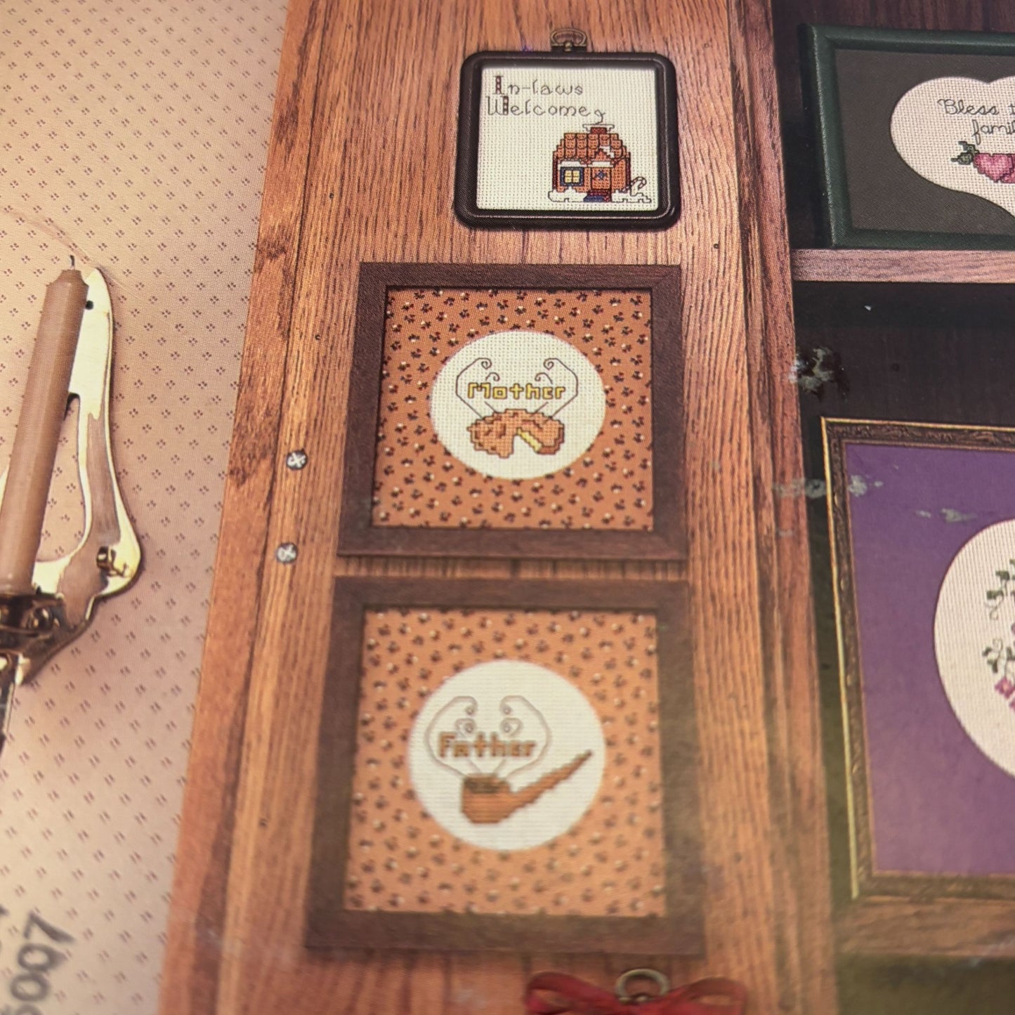 Leisure Arts Cross Stitch Patterns Leaflet 352 Short and Sweet Miniature Sayings