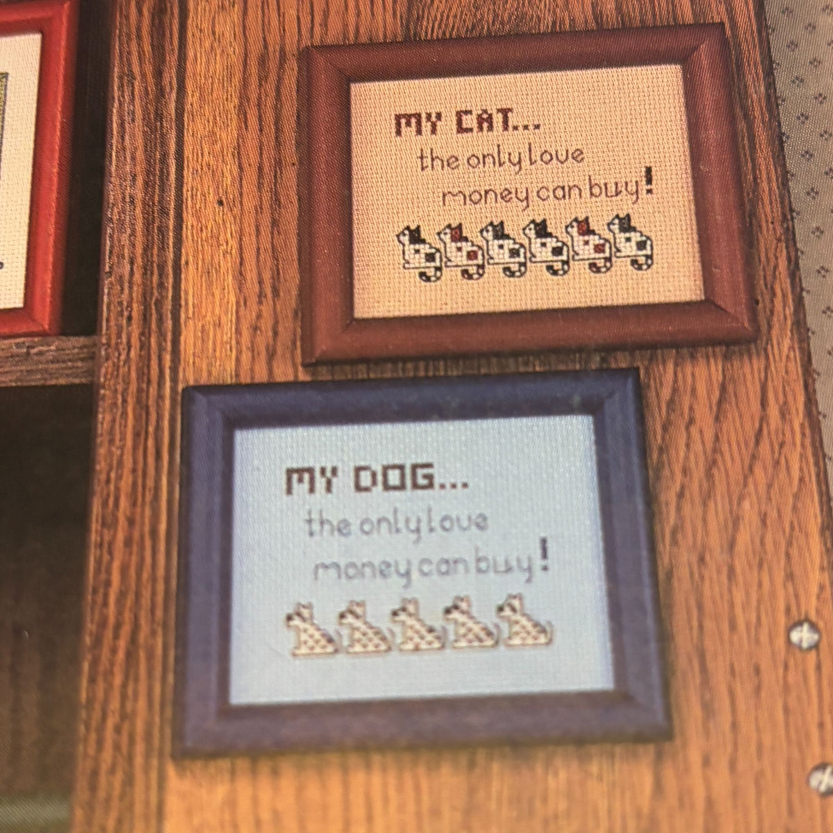Leisure Arts Cross Stitch Patterns Leaflet 352 Short and Sweet Miniature Sayings