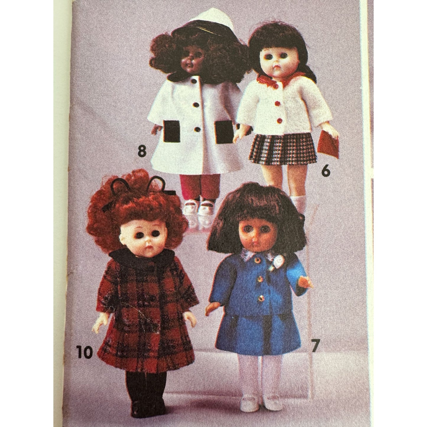 Simplicity Crafts Sewing Pattern 8151 Ginny Doll Clothing Clothes Party Dress UC