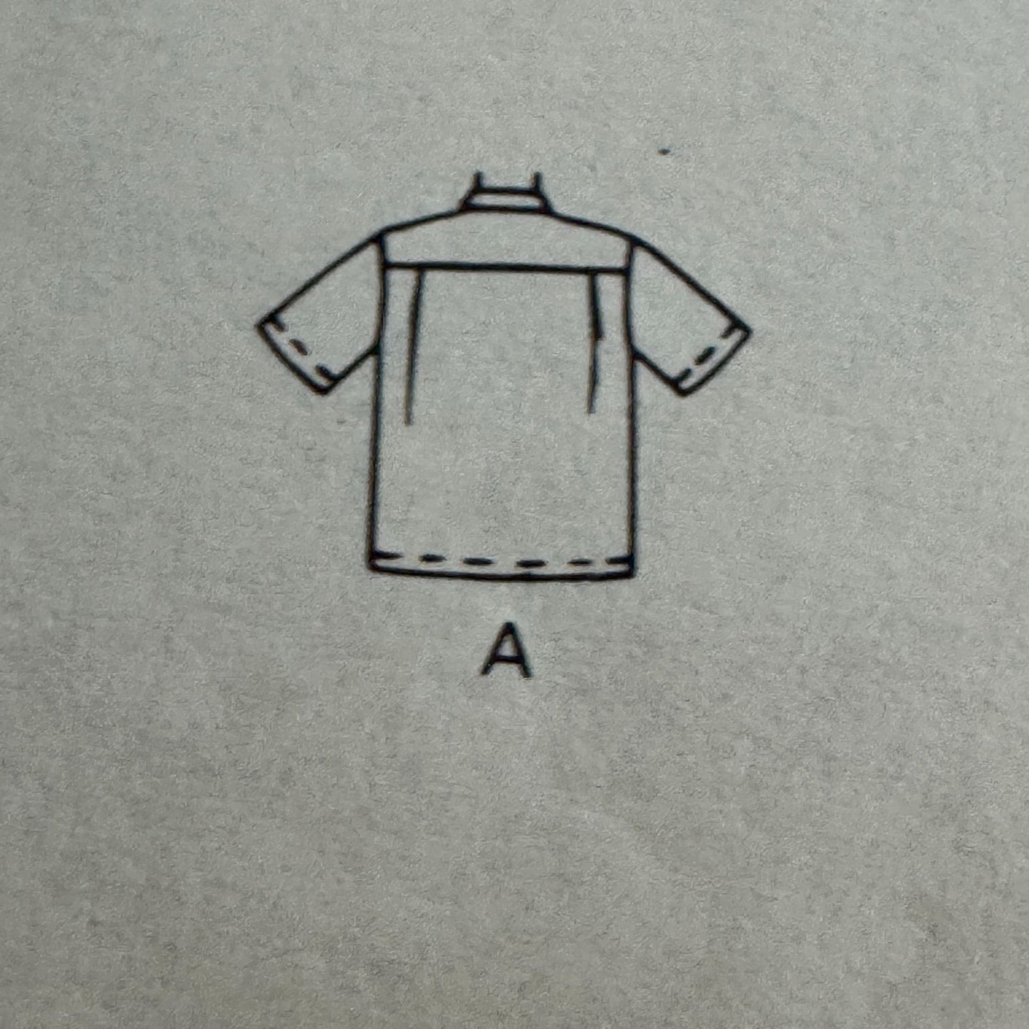 McCalls Sewing Pattern 4056 The Three Hour Shirt Mens Misses Teen Boy Bust 36-38