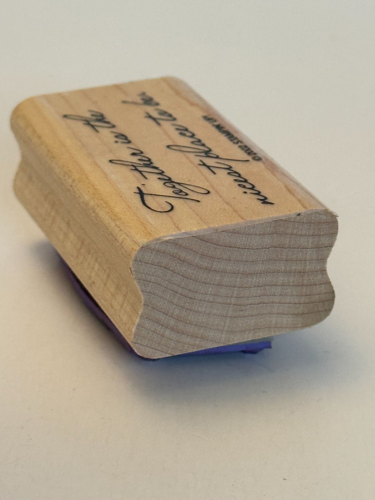 Stampin Up Rubber Stamp Together Is The Nicest Place To Be Card Making Sentiment